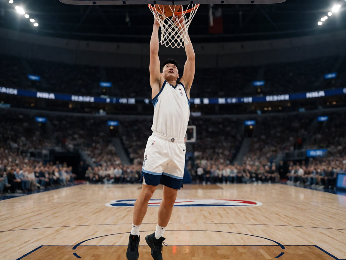 NBA球星比赛精彩扣篮瞬间